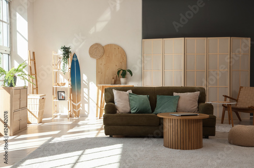 Interior of stylish living ...