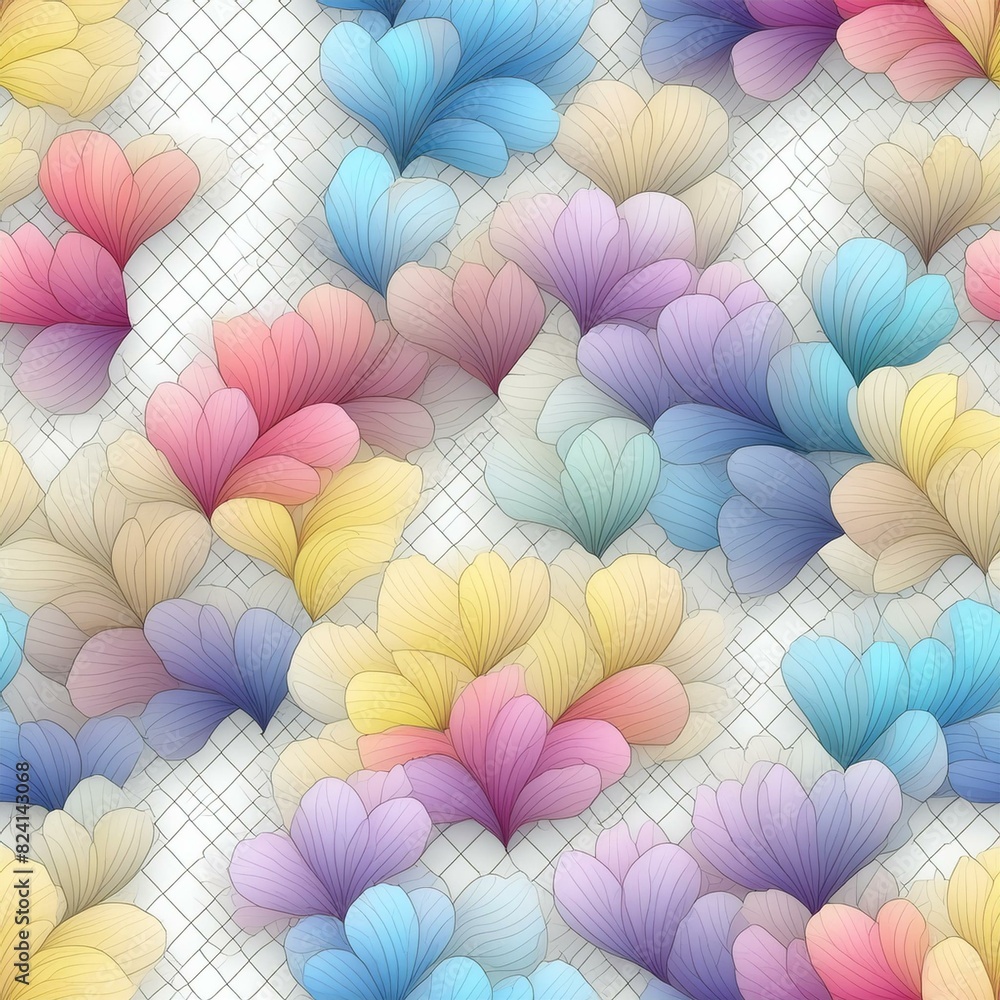 abstract background with flowers abstract background with flowers