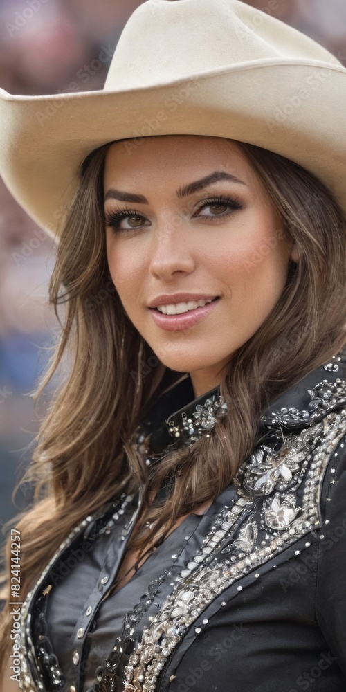 Attractive woman. Beautiful woman, portrait close up. Gorgeous woman with blue eyes, perfect skin, and plump lips. Beauty face. Fashion portrait of woman