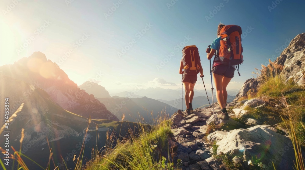 love hiking in a beautiful mountain generative ai love hiking in a beautiful mountain generative ai