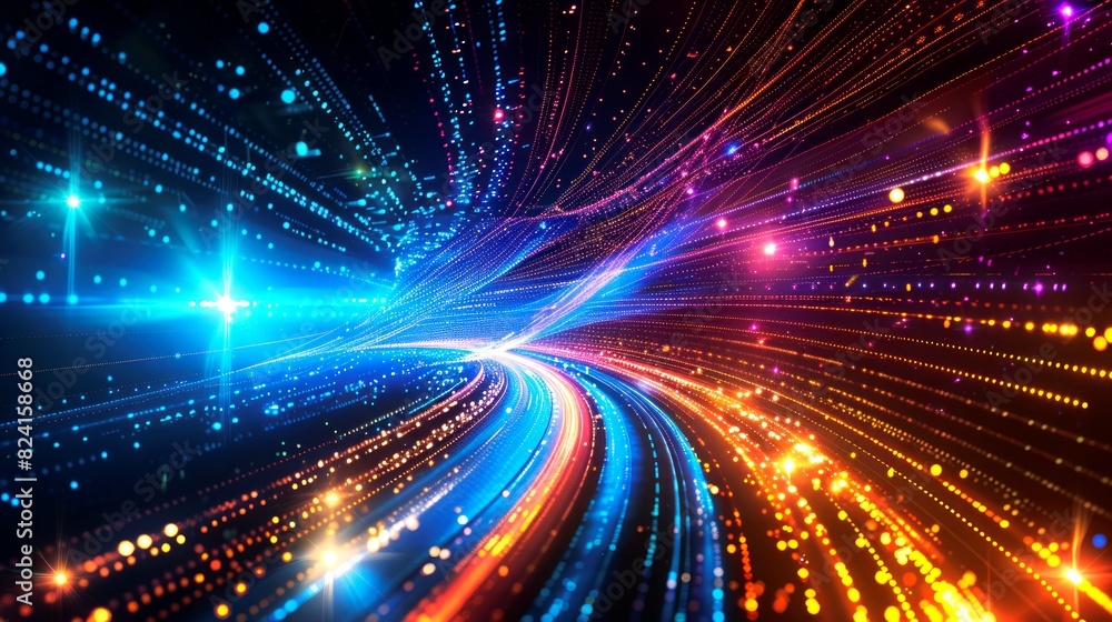 illustration high speed of internet access and cable illustration high speed of internet access and cable