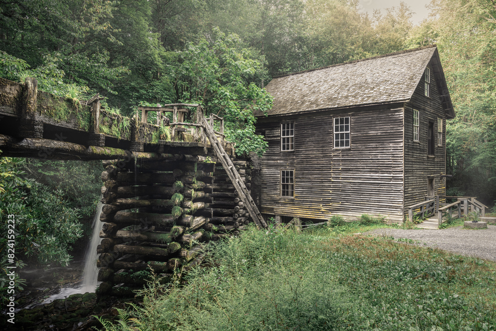 Naklejka premium Mingus Mill Great Smoky Mountains National Park.