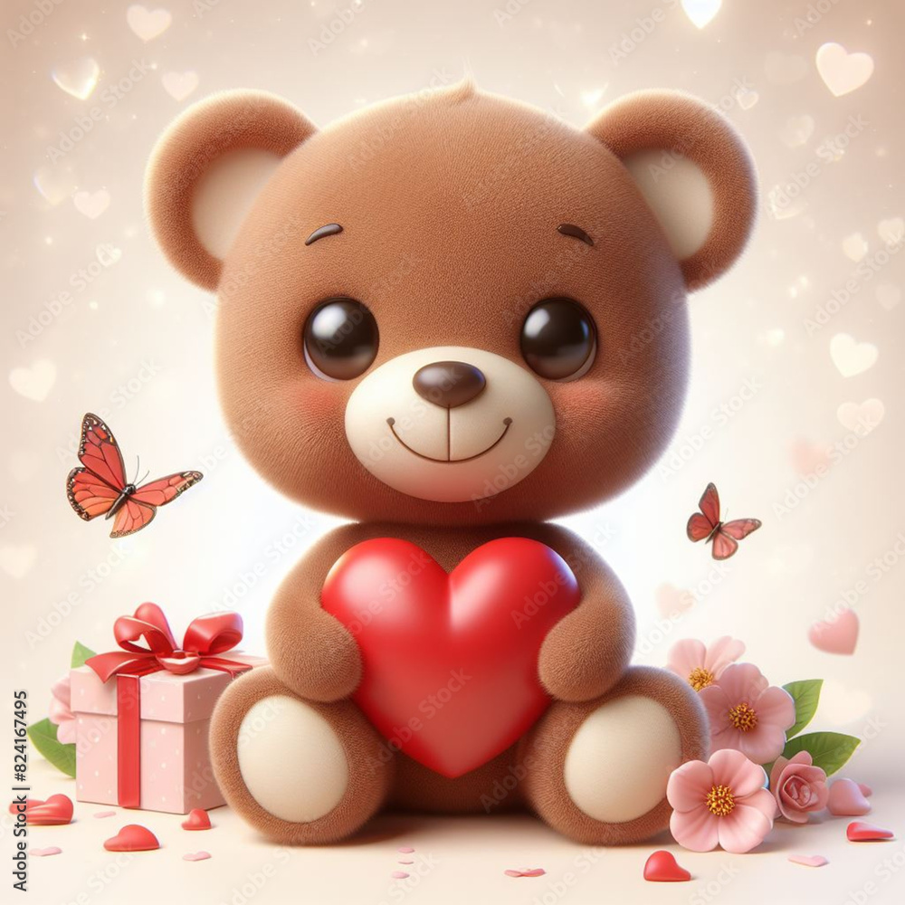 teddy bear with heart teddy bear with heart