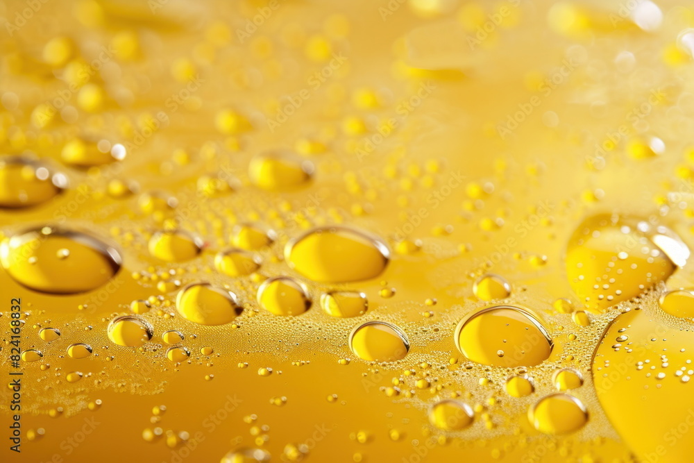 yellow bubble on glass, surface, water droplet yellow bubble on glass, surface, water droplet