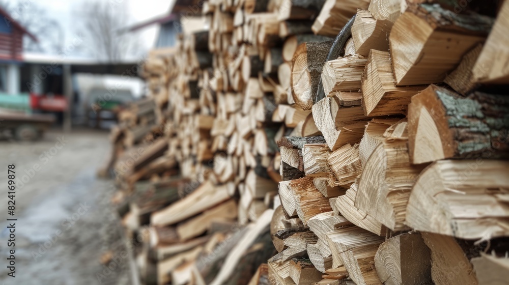 firewood collected in the warehouse preparing it for use as fuel generative ai firewood collected in the warehouse preparing it for use as fuel generative ai