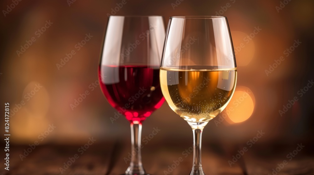 Glass of wine. Close-up: glass of wine. Ideal for themes related to wine, luxury and fine dining Glass of wine. Close-up: glass of wine. Ideal for themes related to wine, luxury and fine dining