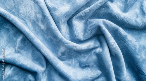 soft light blue suede fabric texture elegant and luxurious material background for design