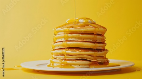 National Pancake Day Concept with copy space area for text. Delicious food