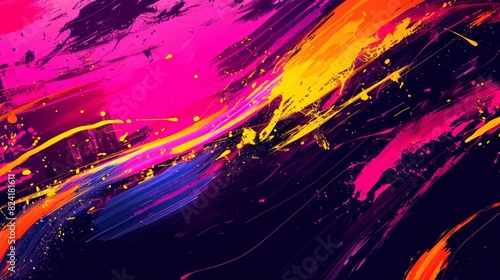 illustration abstract shine, speed, wavy colorful