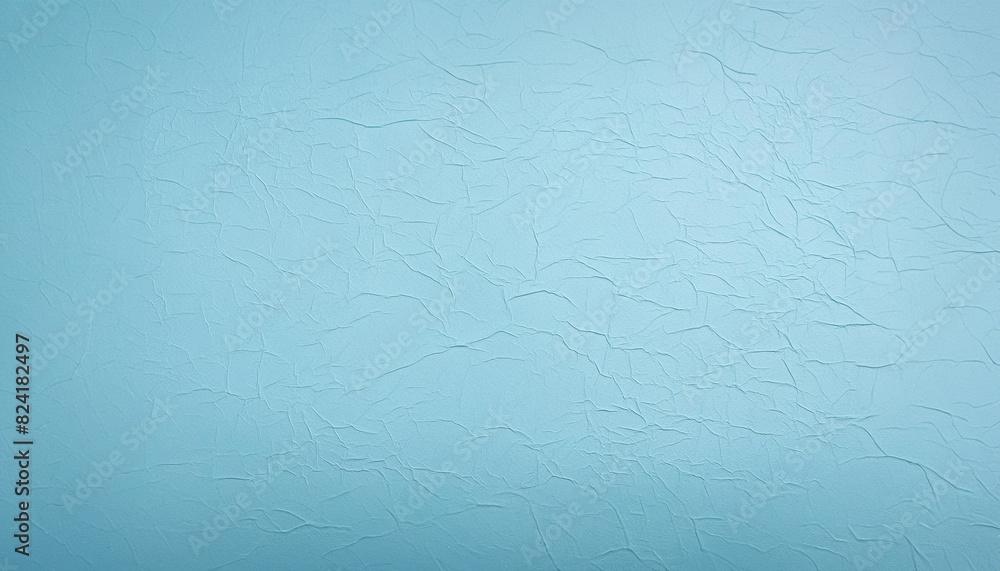 Fotografie Textured Serenity: A Sky Blue Canvas