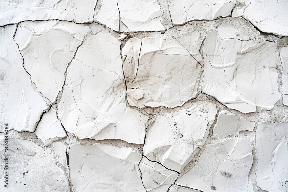 Obraz premium Modern grey paint limestone texture background in white light seam home wall paper. Back flat subway concrete stone table floor concept surreal granite quarry stucco surface background grunge pattern
