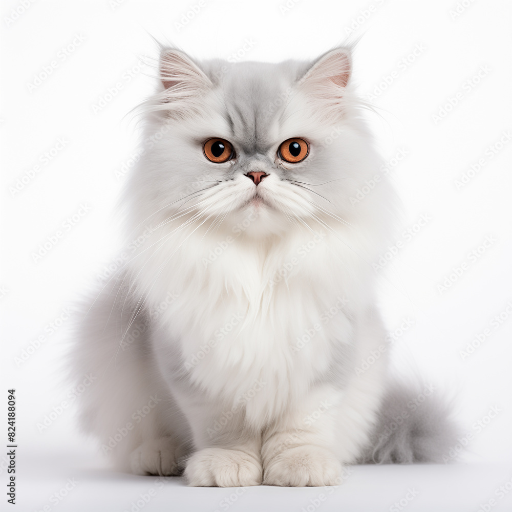 white persian cat white persian cat