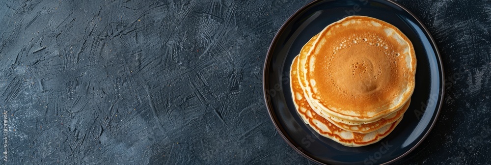 National Pancake Day Concept with copy space area for text National Pancake Day Concept with copy space area for text