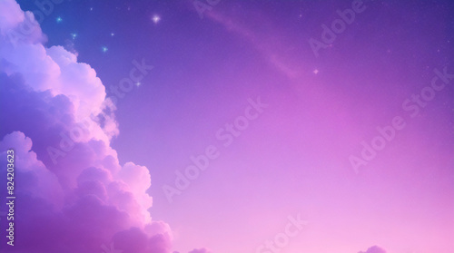 Unicorn colorful cloud background, rainbow pattern, glitter texture, pastel fantasy design, universe holographic style