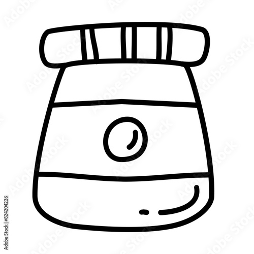 dish shop of laundry and clean service doodle icons