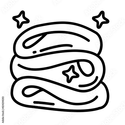 clean clothes of laundry and clean service doodle icons