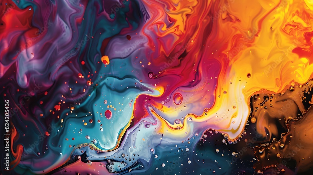 paint splashing in vibrant colors and liquid motion paint splashing in vibrant colors and liquid motion