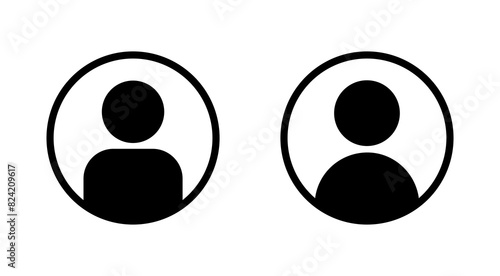 User Icon set. person sign. people icon.