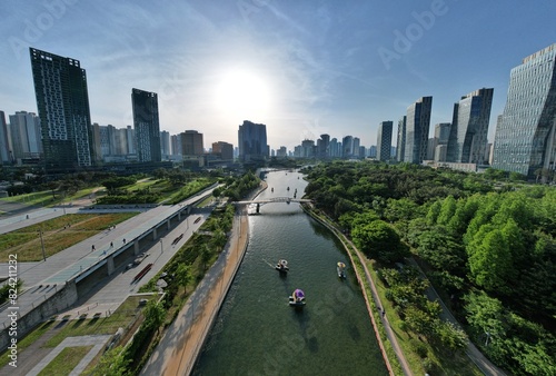 인천 센트럴파크공원 주변 풍경