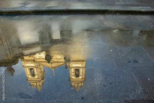 Reflection in the water, from the 
