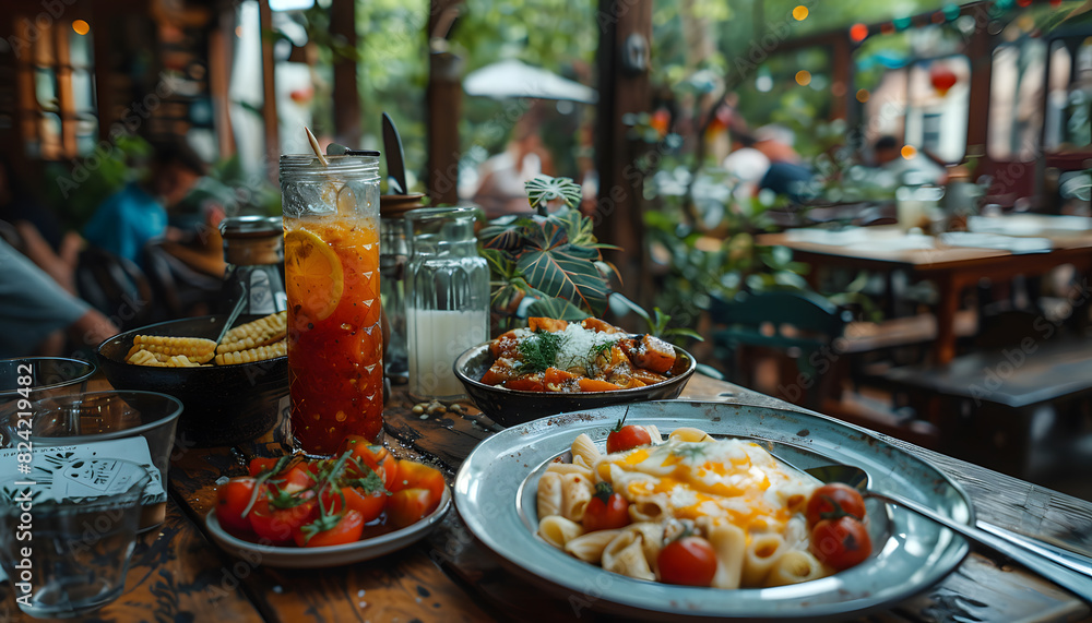 Fototapeta premium food background