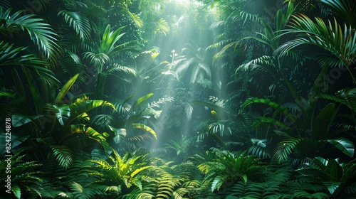 Background Tropical. Within the lush foliage  the rainforest acts as a vibrant classroom  inviting exploration of the intricate relationships among plants  animals  and their ecosystem.