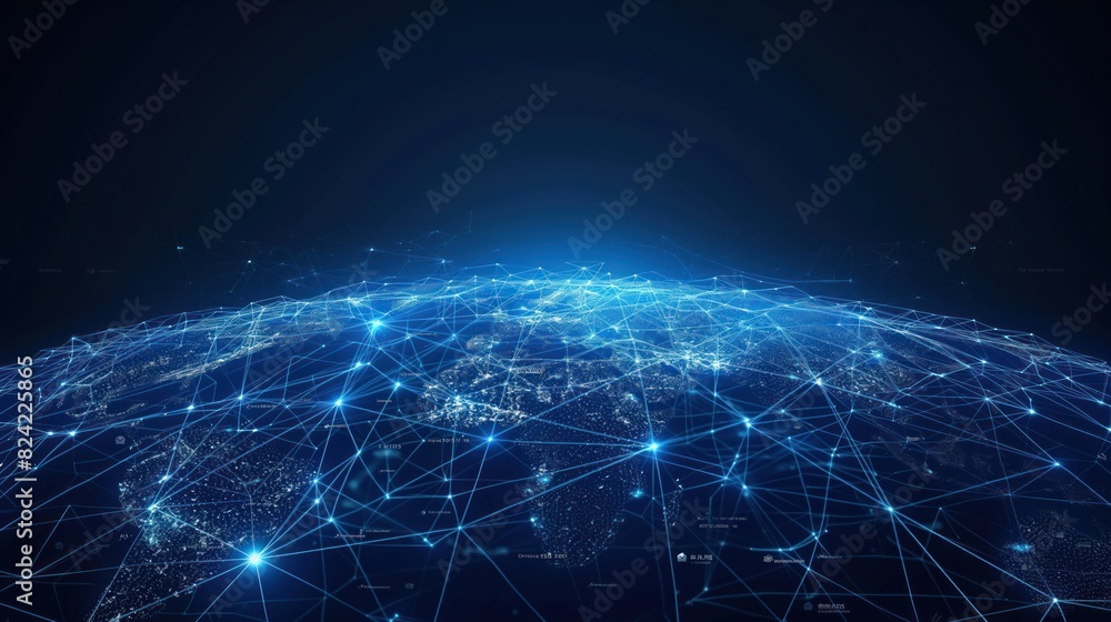 Global Network Connectivity Concept Illustration Global Network Connectivity Concept Illustration