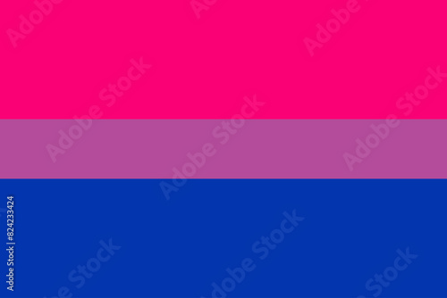 Bisexual Pride Flag background Illustration