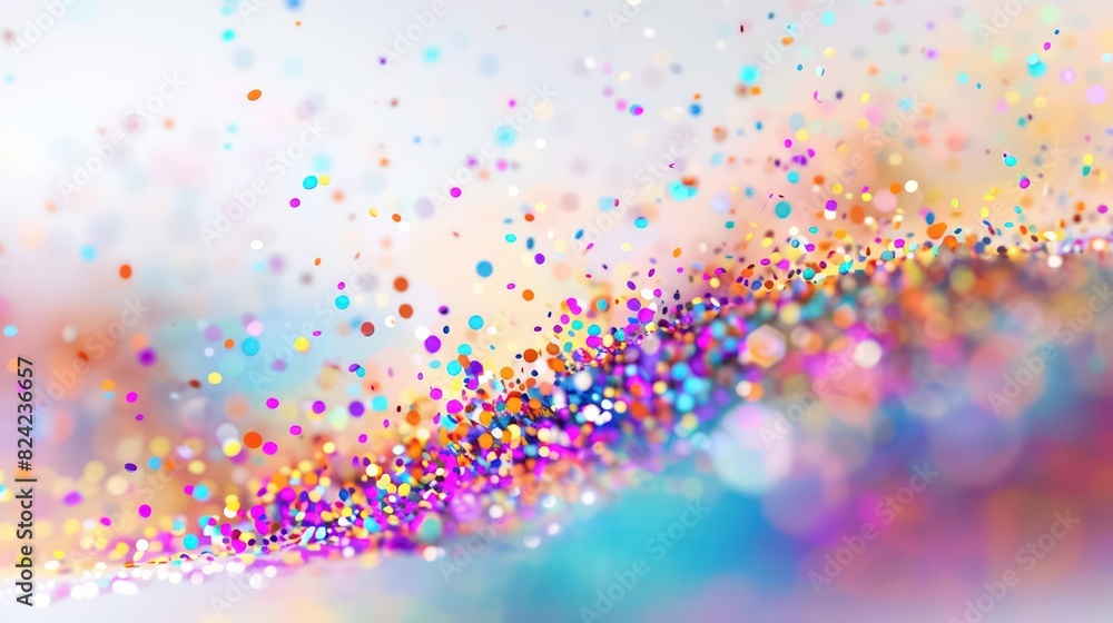 pixel glitter abstract wallpaper with vivid colorful light dots
