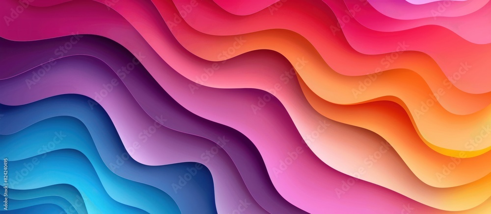 Colorful Abstract Wavy Pattern Colorful Abstract Wavy Pattern