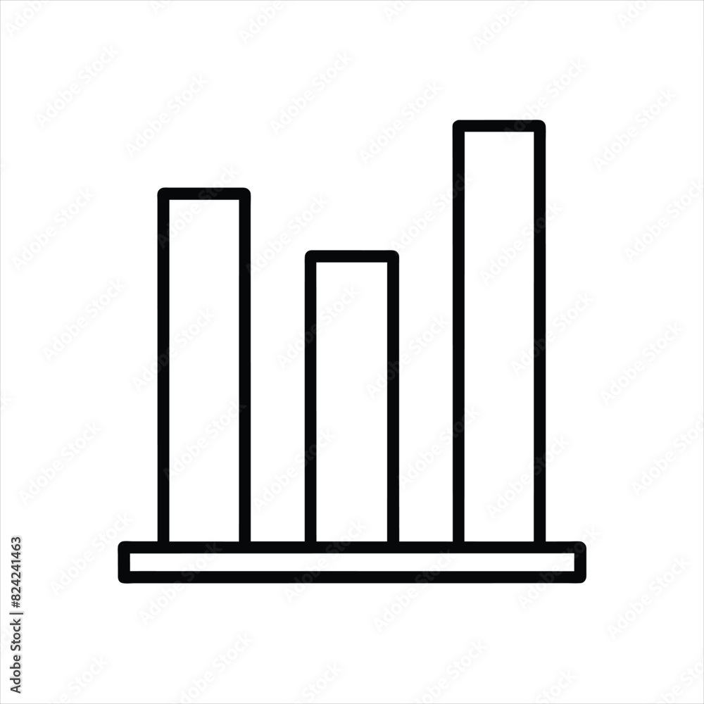 illustration of graph, liner graph icon, Editable stroke. Vector illustration. illustration of graph, liner graph icon, Editable stroke. Vector illustration.