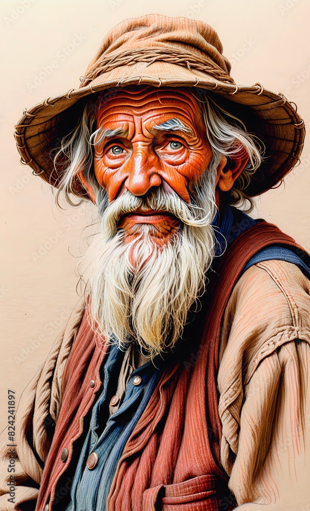 Portrait of an old man Portrait of an old man