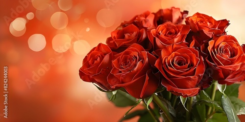 Elegant Touch  Vibrant Red Roses Bouquet. Concept Romantic Photoshoot  Bold Floral Arrangements