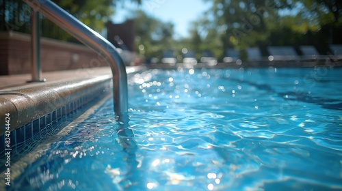 Clear Swimming Pool Water Sparkles