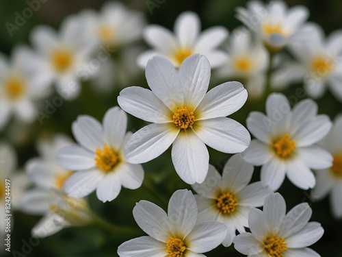 Closeup of white flowers