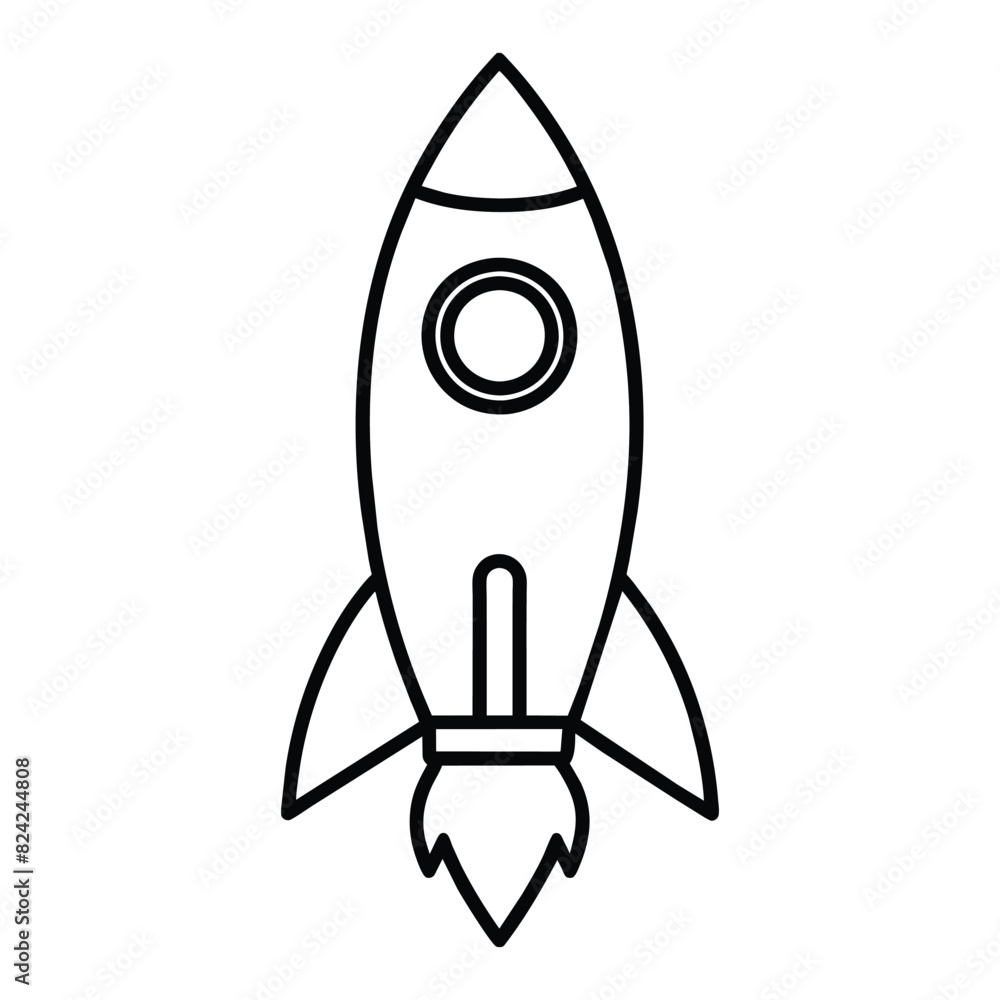 rocket icon. liner icon collection, Editable stroke. rocket illustration. rocket icon. liner icon collection, Editable stroke. rocket illustration.