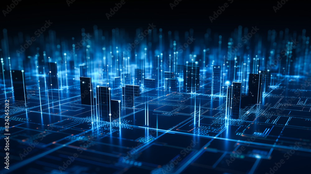 Storage technology concept background Storage technology concept background