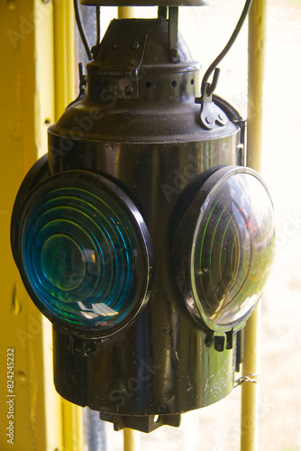 Old Railway Lantern in the Sunlight