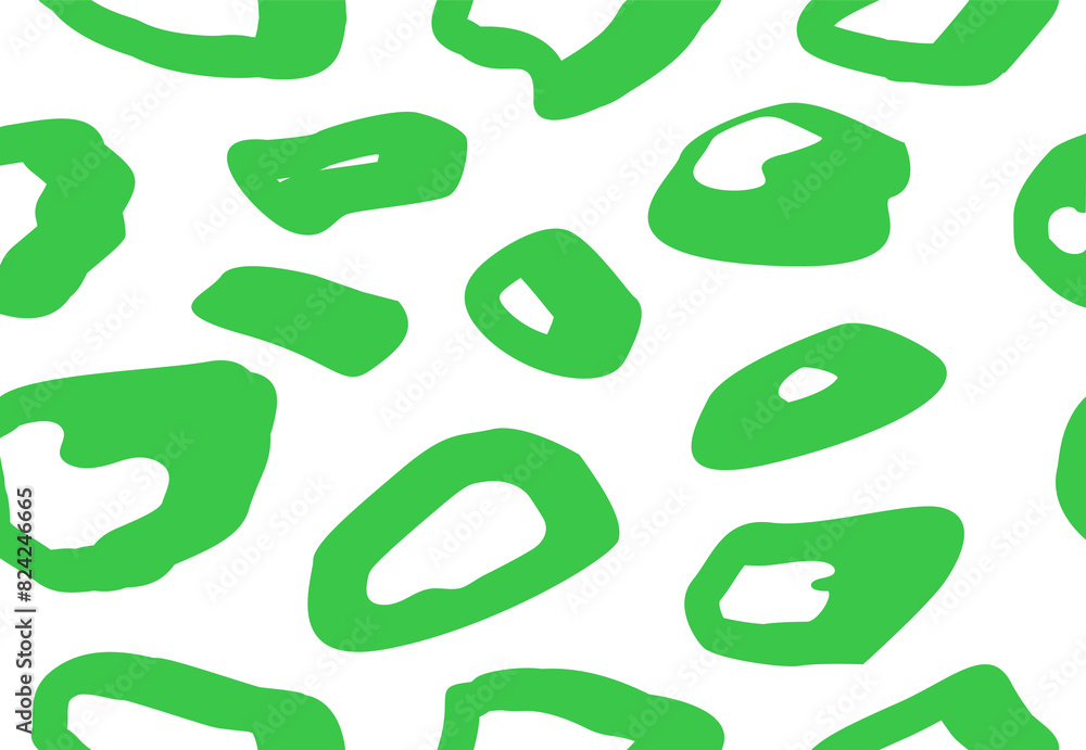 Trendy animalistic green square shape Trendy animalistic green square shape