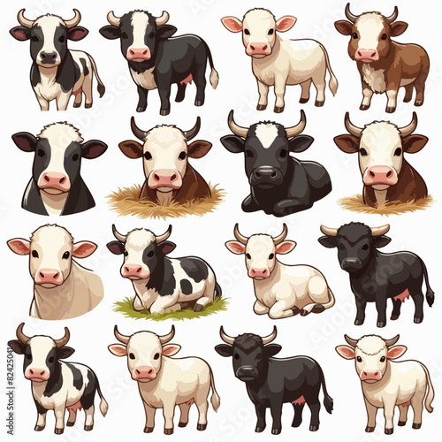 a cow to be sacrificed or qurban on Eid al Adha Mubarak