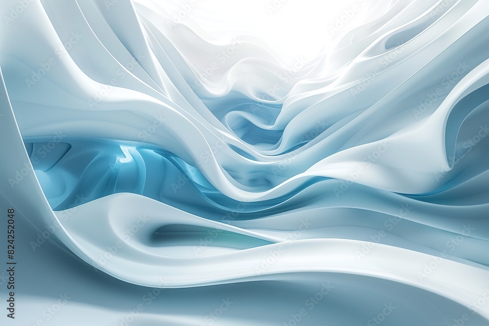 Flowing Blue Silk Liquid Flowing Blue Silk Liquid