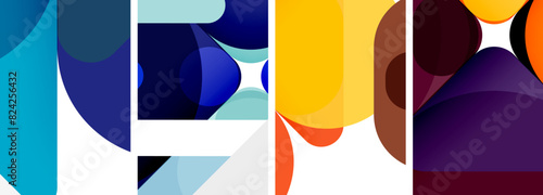 Geometric elements abstract backgrounds for wallpaper, business card, cover, poster, banner, brochure, header, website