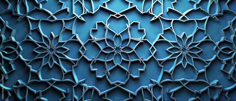 Elegant 3D Islamic Pattern Vector Art for Design Projects Elegant 3D Islamic Pattern Vector Art for Design Projects