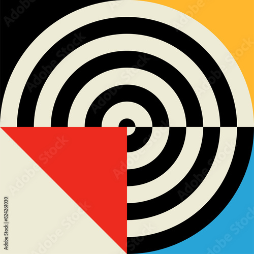Photos Graphic, abstract modern pattern element or shape