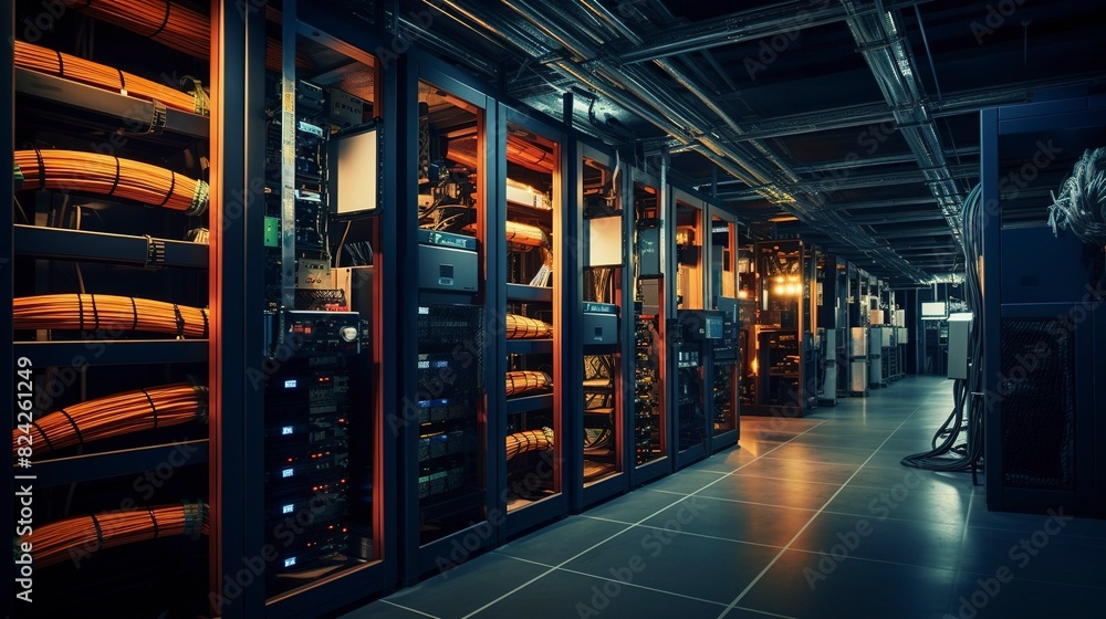 A photo of a clean and organized cable machine area. A photo of a clean and organized cable machine area.