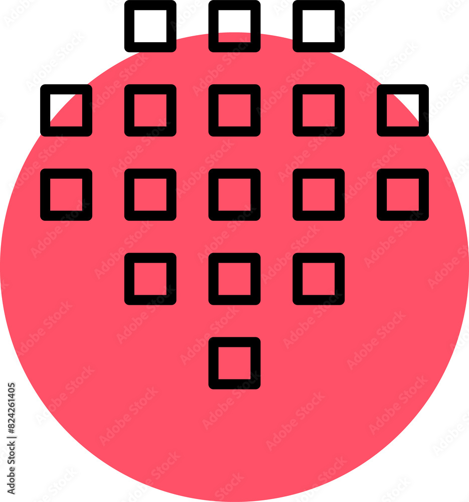 Abstract Memphis shape or geometric figure Abstract Memphis shape or geometric figure