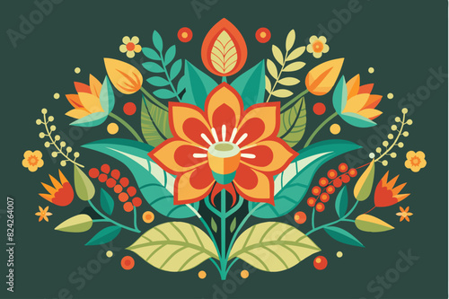 A vector artwork despicting flower © Fadhil