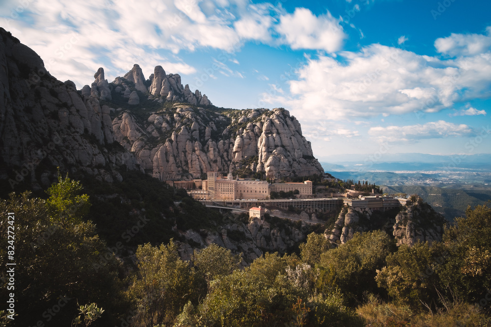 Fototapeta premium Mountains of Montserrat 