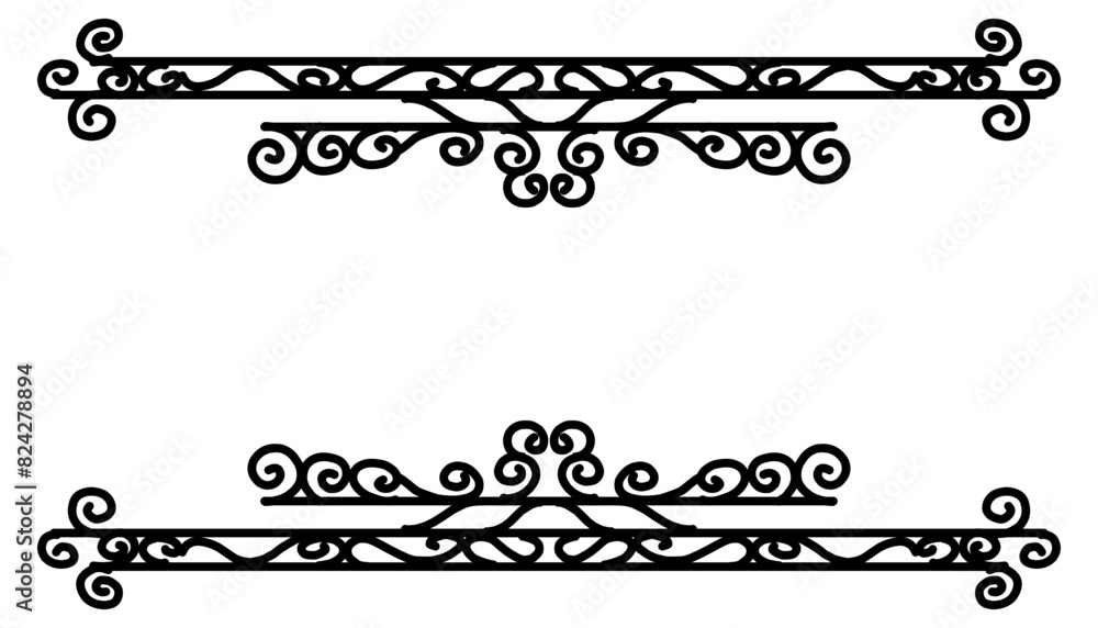 Obraz premium Vintage black frame design. Perfect for invitation cards, book covers, wallpapers, banners, web