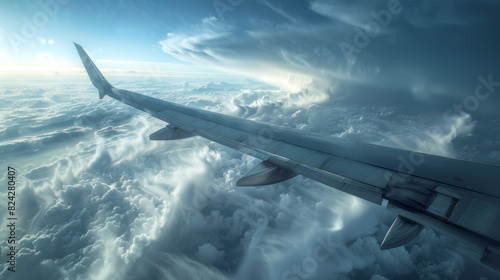 Dynamic Aircraft Wingtip Vortices in Turbulent Air - Aerodynamics in Action photo